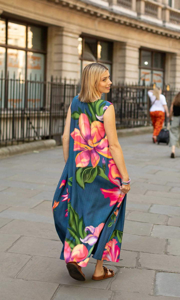 Lily- Digitally printed organic modal loose fit dress