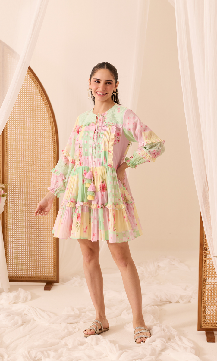 Sorrel- Digitally printed Mulmul Dress