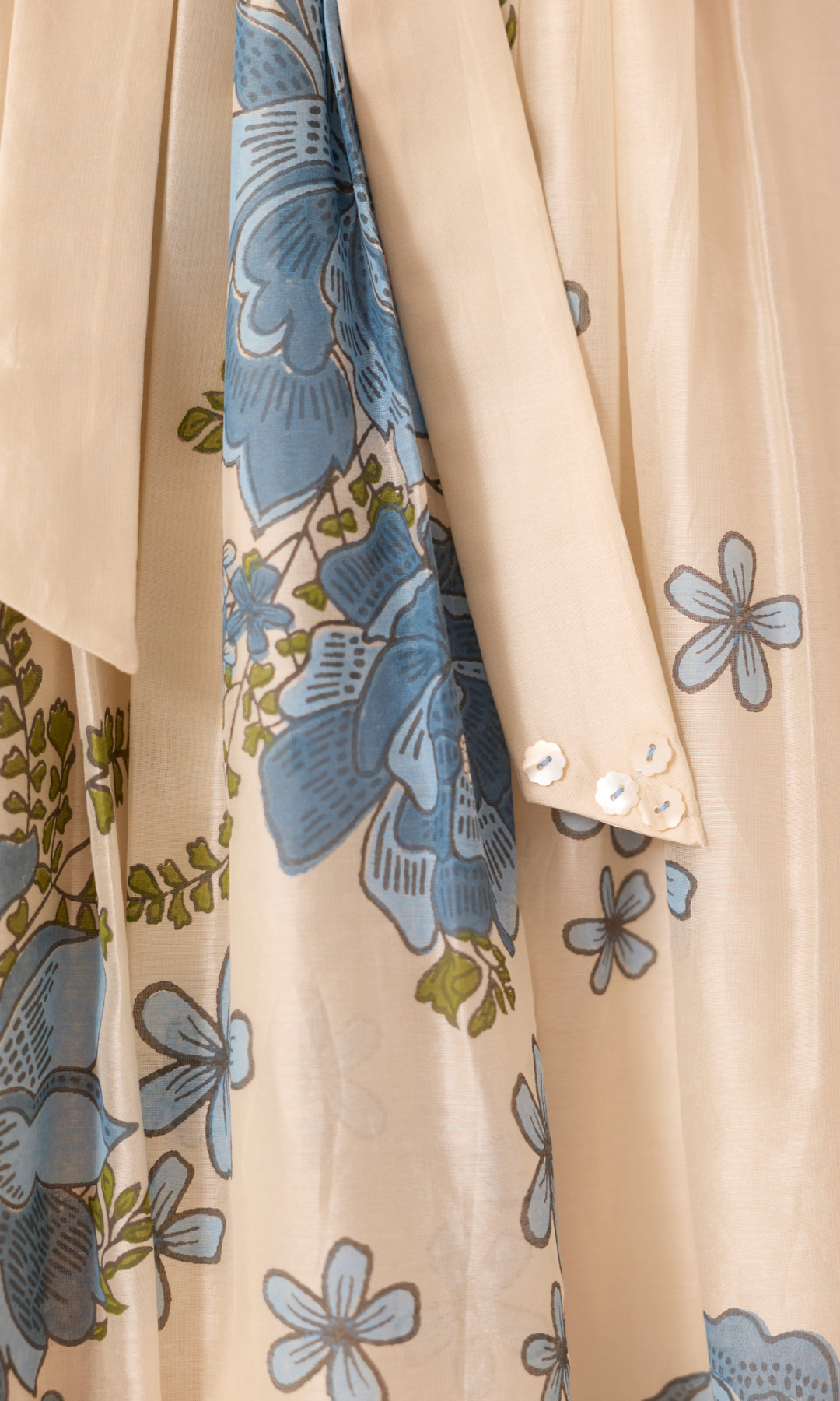 Dahlia- Block Printed Chanderi Dress