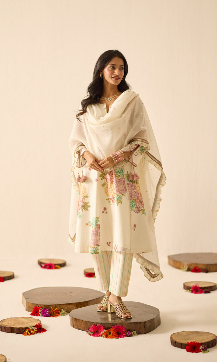 Faizeh- Chanderi Digitally Printed Set (Set of 3)