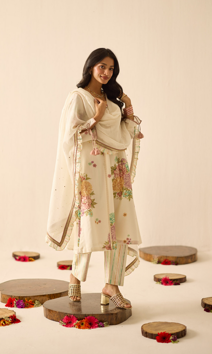 Faizeh- Chanderi Digitally Printed Set (Set of 3)