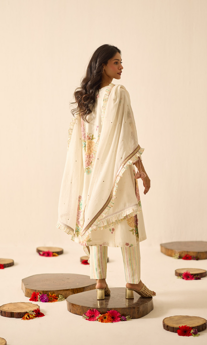 Faizeh- Chanderi Digitally Printed Set (Set of 3)