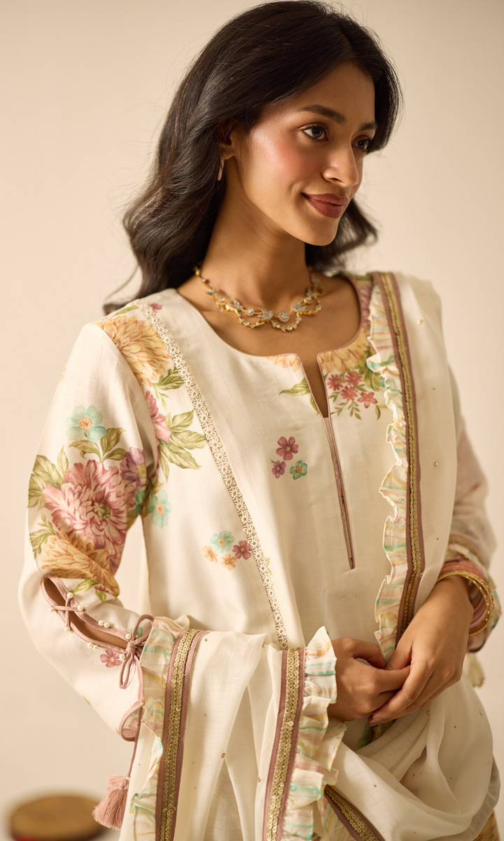 Faizeh- Chanderi Digitally Printed Set (Set of 3)