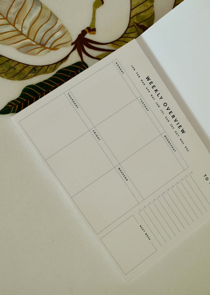 Flower Power Weekly Planner