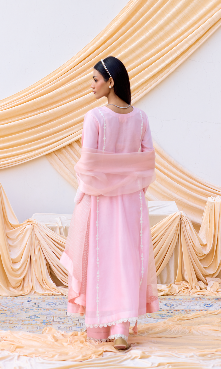 Nayana Set- Chanderi Dori Embroidered Set (set of 3)