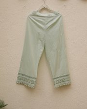Lacey Daisy Pants - Off-White